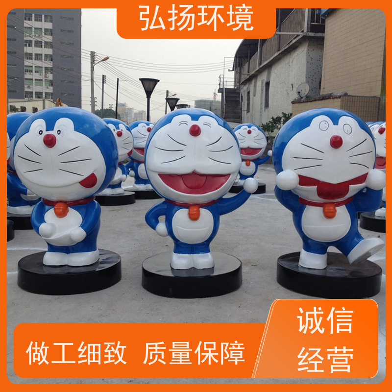 弘扬 景区小区 加工定制 玻璃钢人物雕塑制作公司