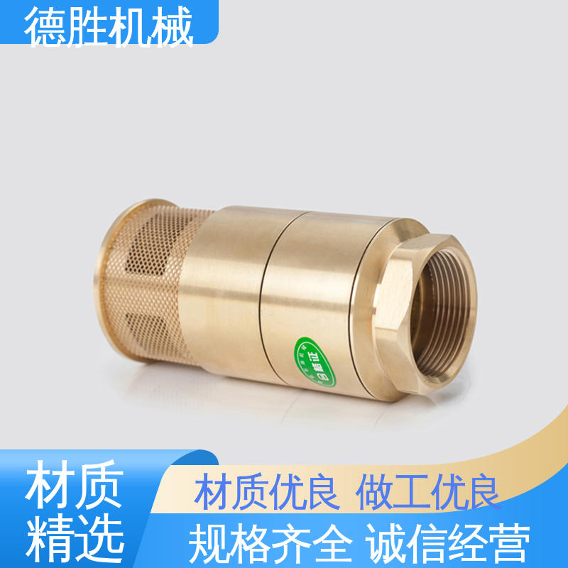 德胜 支持定制 现货速发 铜双门底阀 防止管路液体回流 阀体加厚