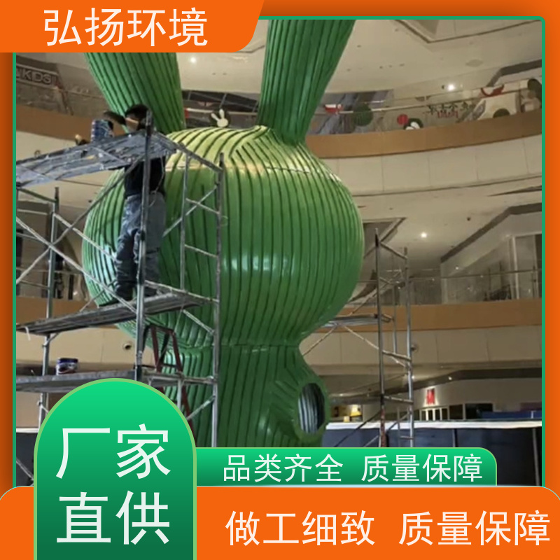 弘扬环境艺术 市政广场 来图定制 玻璃钢景观人物雕塑