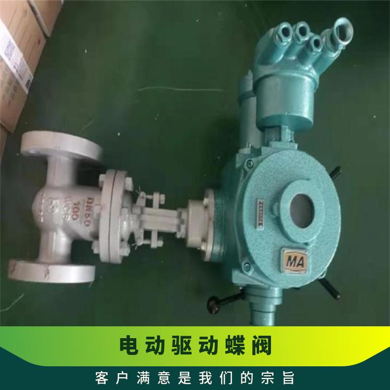 D971X配QT电动装置的驱动蝶阀 ZB/QBDZBDQB 其他博尔 法兰