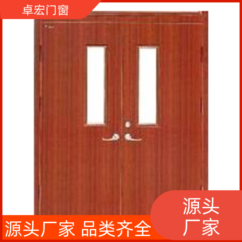 卓宏门窗承接工程乙级木质防火门隔火阻燃按需定制源头厂家