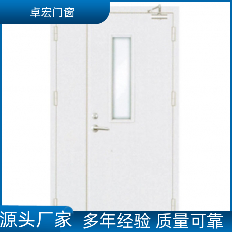 卓宏门窗承接工程甲乙丙级防火门隔热阻燃消防通道门厂家供应