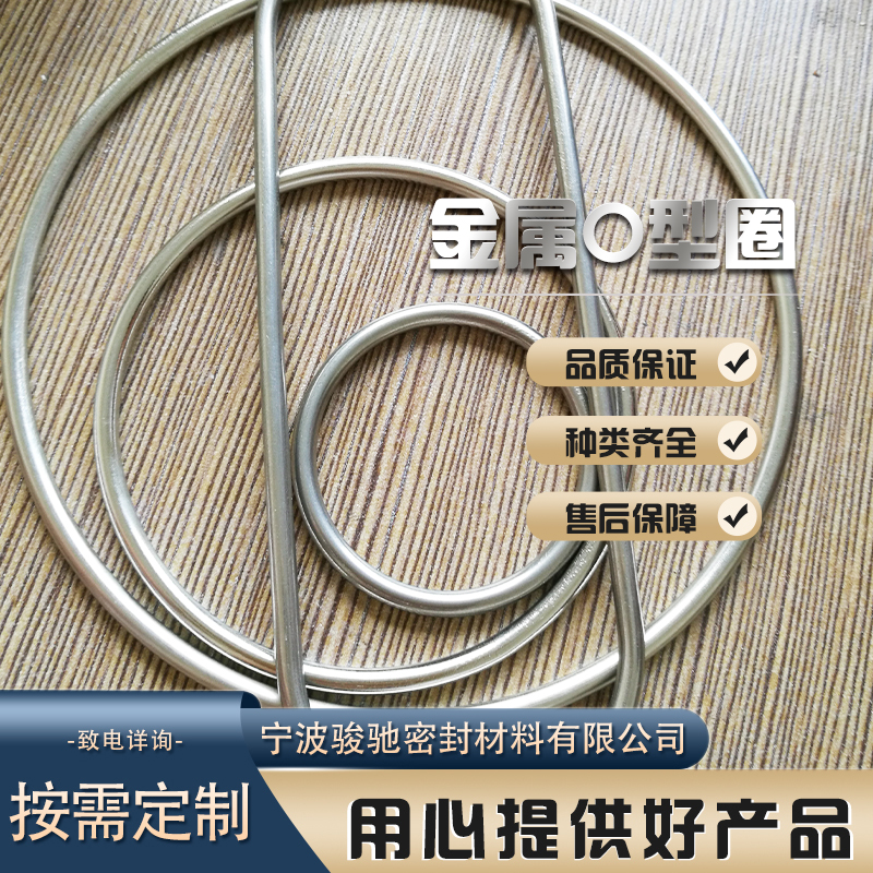 金属O型圈 电镀工艺 可靠且美观 耐介质性 骏驰密封材料
