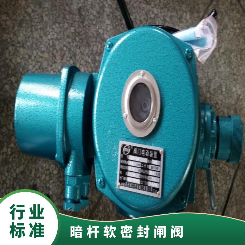 软密封暗杆闸阀电动执行器 DZW45沟渠阀电装