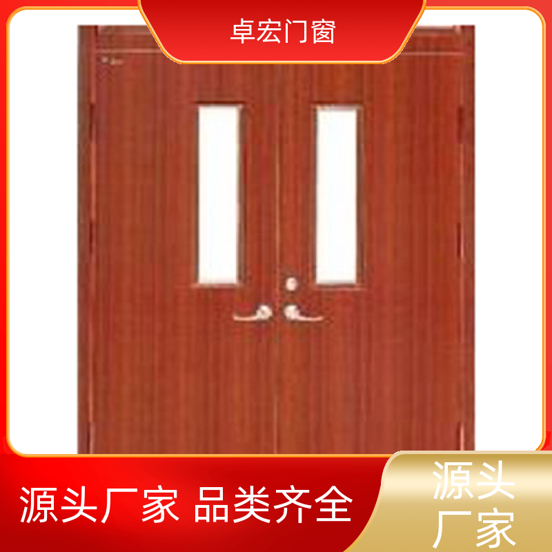 卓宏门窗安全工程甲乙丙级木质防火门隔火阻燃安全通道厂家供应