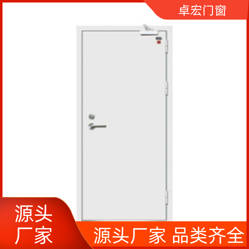 卓宏门窗承接工程钢质防火门隔火阻燃安全通道厂家供应