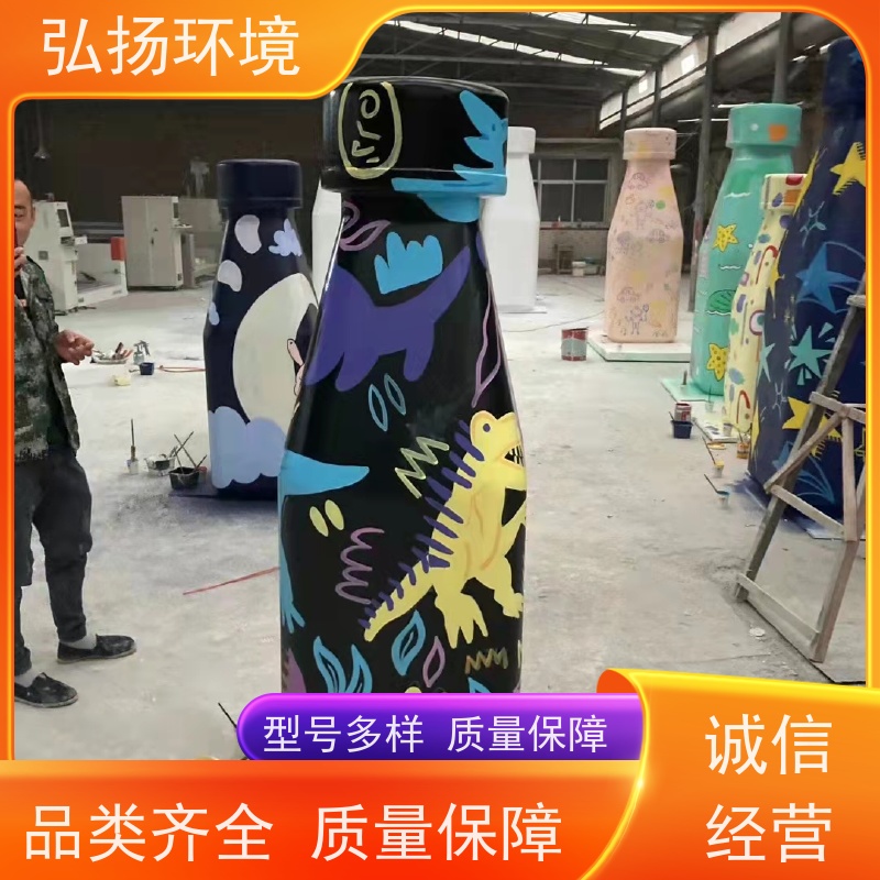 弘扬环境艺术 按需定制 玻璃钢人物雕塑厂家 景观工程