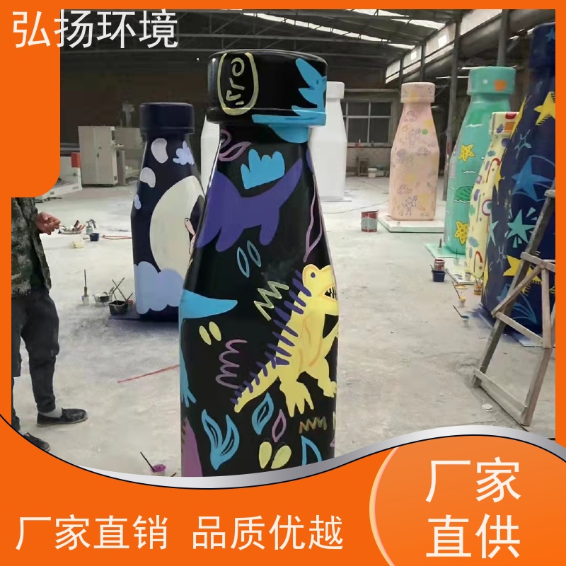 弘扬环境艺术 来图定制 玻璃钢圣诞老人雕塑 校园文化