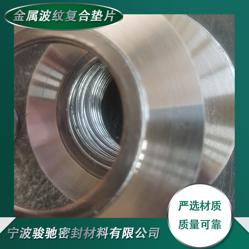 骏驰密封材料 金属波纹复合垫片 高温高压环境用 支持定制