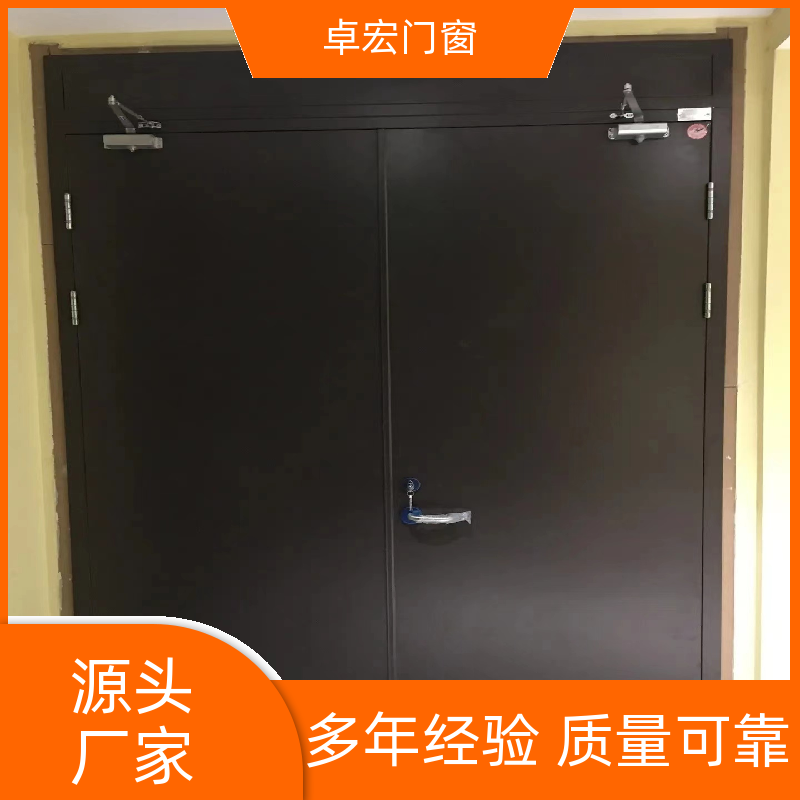 卓宏门窗安全工程甲级钢质防火门隔热阻燃安全通道源头厂家