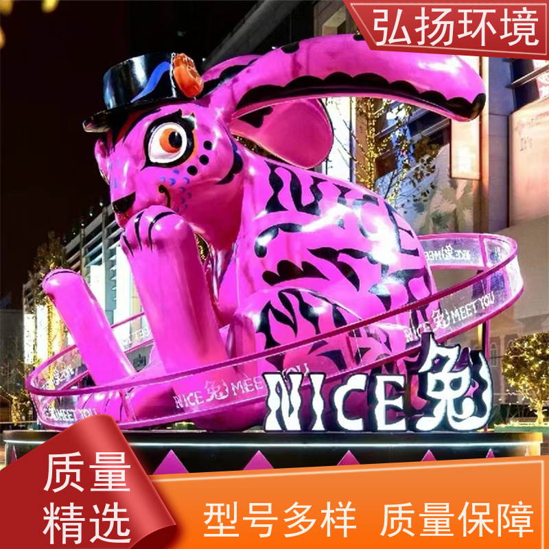 弘扬环境艺术 市政工程 设计生产 人物玻璃钢雕塑定制