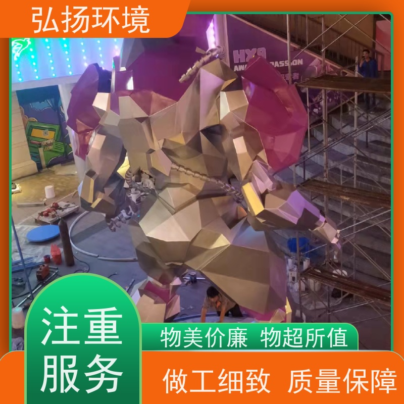 弘扬环境艺术 上门安装 种类齐全 卡通玻璃钢雕塑定做