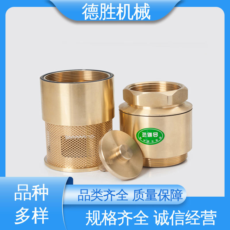 铜过滤网 防止管路液体回流 油罐双门止回阀 质量精选 规格齐全 德胜