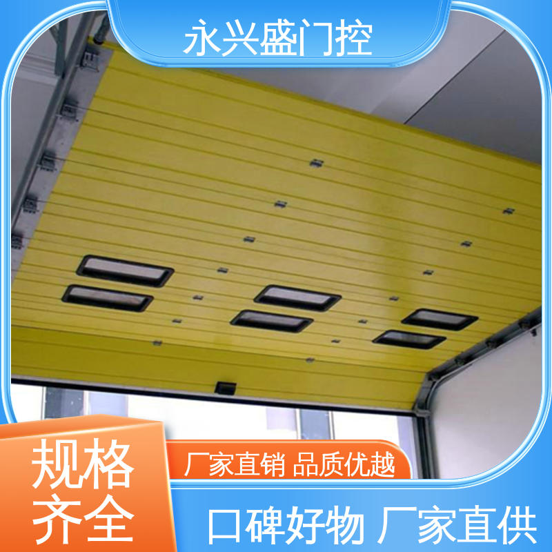 定制工厂车间彩钢板大门 电动工业提升门 高效便捷抗风防盗