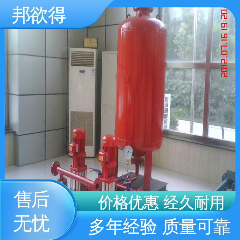 更换消防稳压罐 学校泵房使用 耐腐蚀 表面光滑