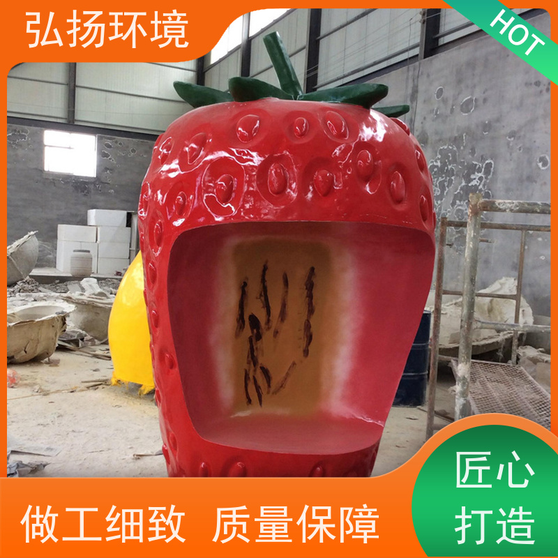 弘扬环境艺术 卡通公仔玻璃钢雕塑定制 无中间商 造型美观