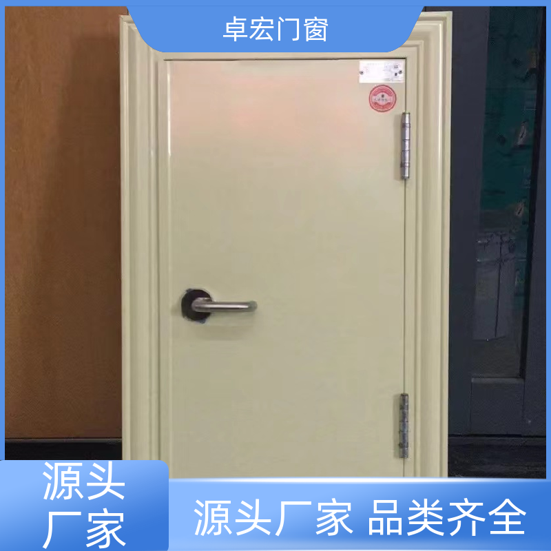 卓宏门窗304不锈钢甲级木质防火门稳定耐用安全通道厂家供应