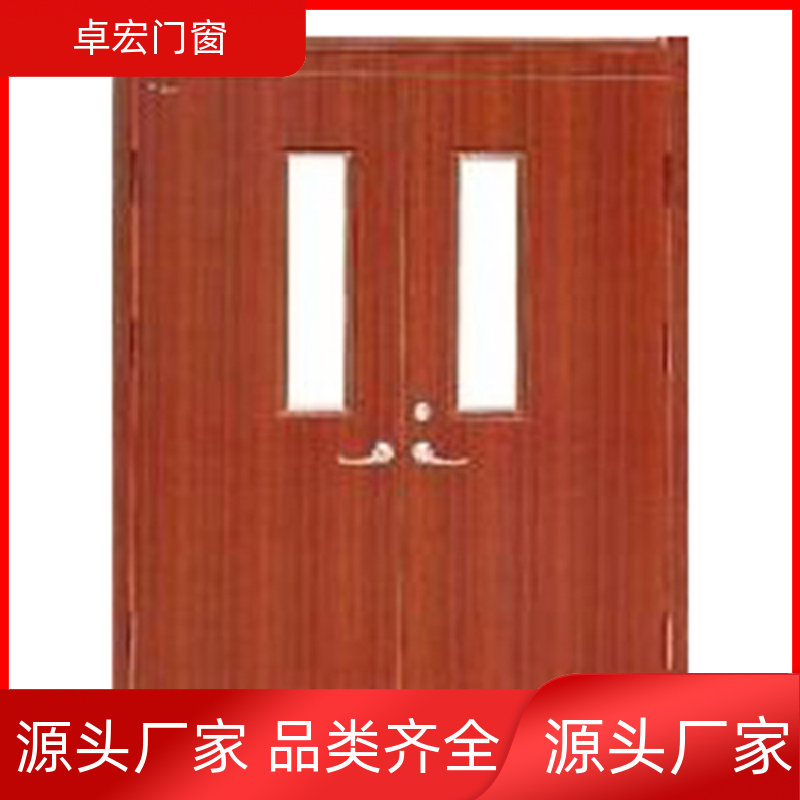 卓宏门窗木质防火门稳定耐用安全通道厂家供应
