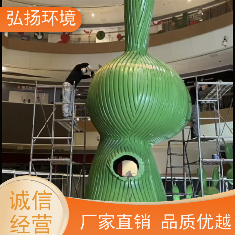 弘扬 景观工程 按需定制 订做玻璃钢创意卡通人物雕塑
