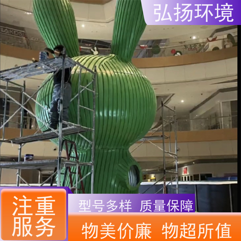 弘扬 造型美观 设计生产 玻璃钢人物卡通雕塑定制