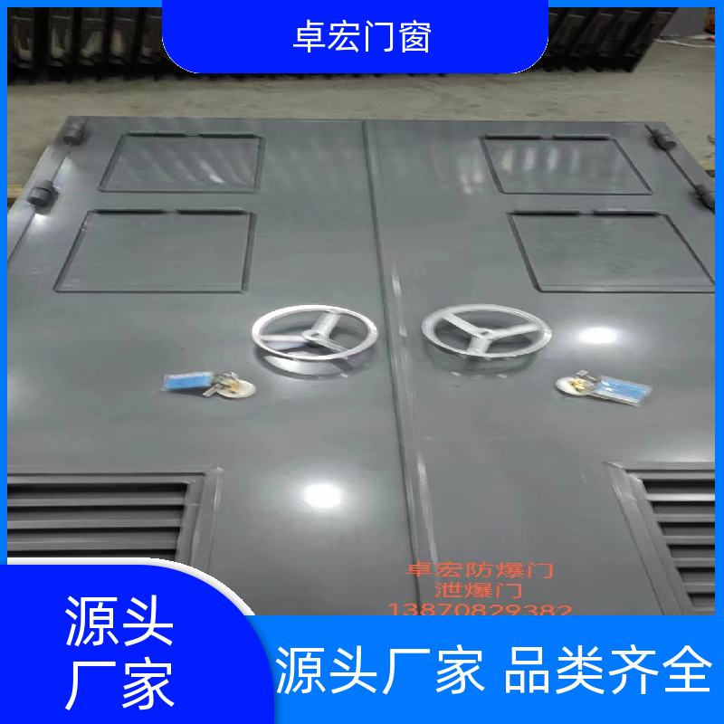 卓宏门窗安全工程防火双开门安全通道厂家供应