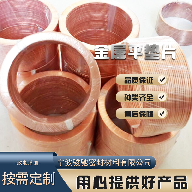 骏驰密封材料 金属平垫片 机械工业用紧固件 支持定制