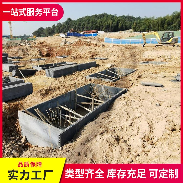  地梁空心水泥砖胎膜预制板厂家 外观灰色 筑上 泡水不会烂
