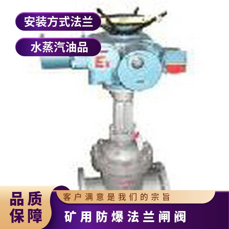 矿用防爆电动闸阀 MZ941H-16C 隔爆型煤安防爆法兰闸阀