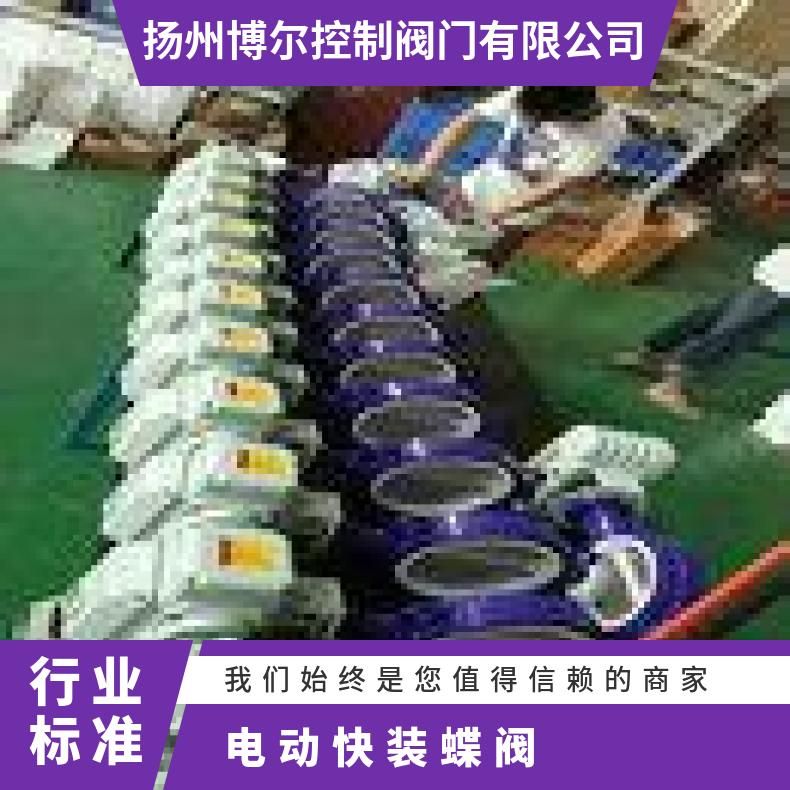 不锈钢快装电动蝶阀D981F-16P DZW/ZWZB 可以加工 其他博尔 法兰