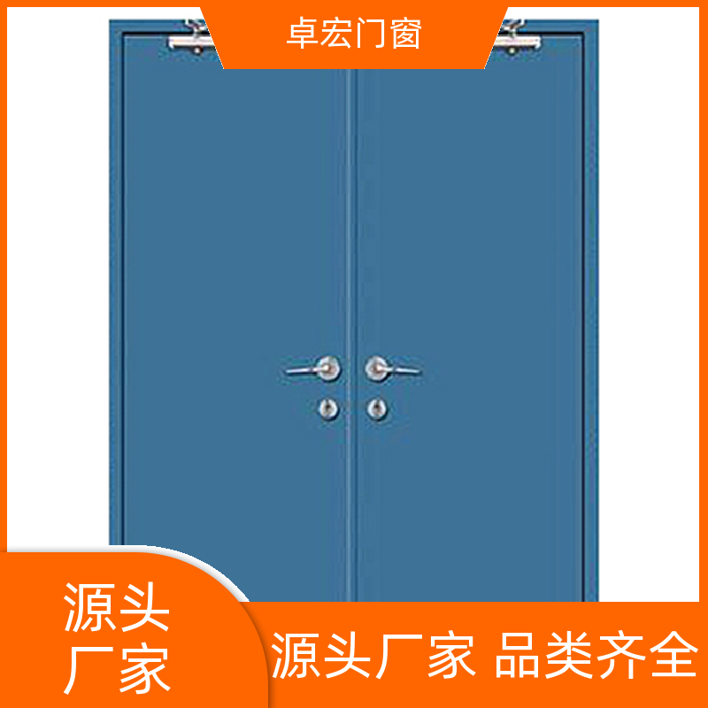 卓宏门窗承接工程甲乙丙级木质防火门隔火阻燃消防通道门源头厂家
