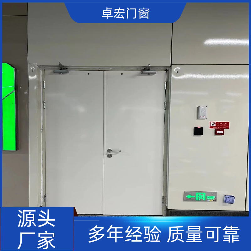 卓宏门窗承接工程钢质防火门隔热阻燃安全通道源头厂家