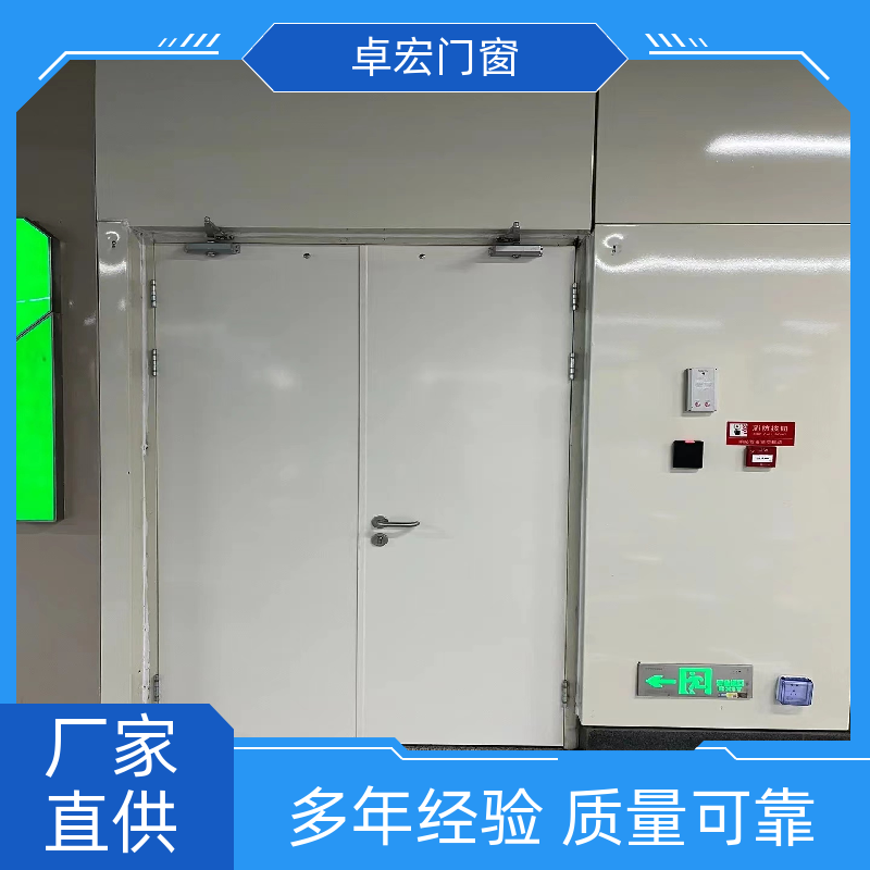 卓宏门窗公共场所钢质防火门按需定制厂家供应