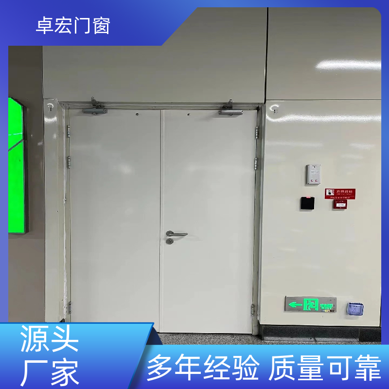卓宏门窗304不锈钢甲乙丙级木质防火门隔热阻燃按需定制源头厂家