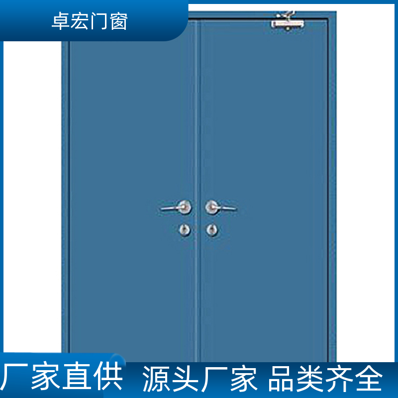 卓宏门窗甲级木质防火门隔火阻燃消防通道门厂家供应