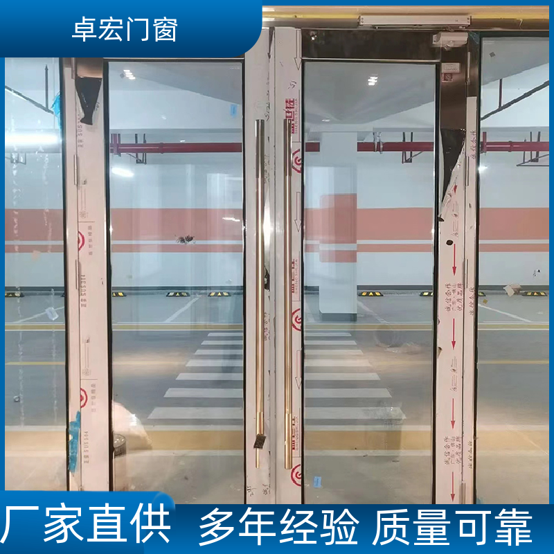 卓宏门窗304不锈钢甲级木质防火门隔热阻燃按需定制源头厂家