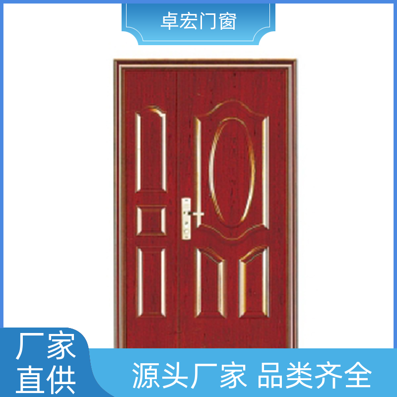 卓宏门窗承接工程甲级木质防火门隔火阻燃消防通道门源头厂家