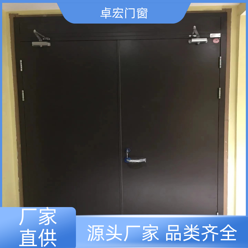 卓宏门窗公共场所丙级防火门稳定耐用安全通道厂家供应