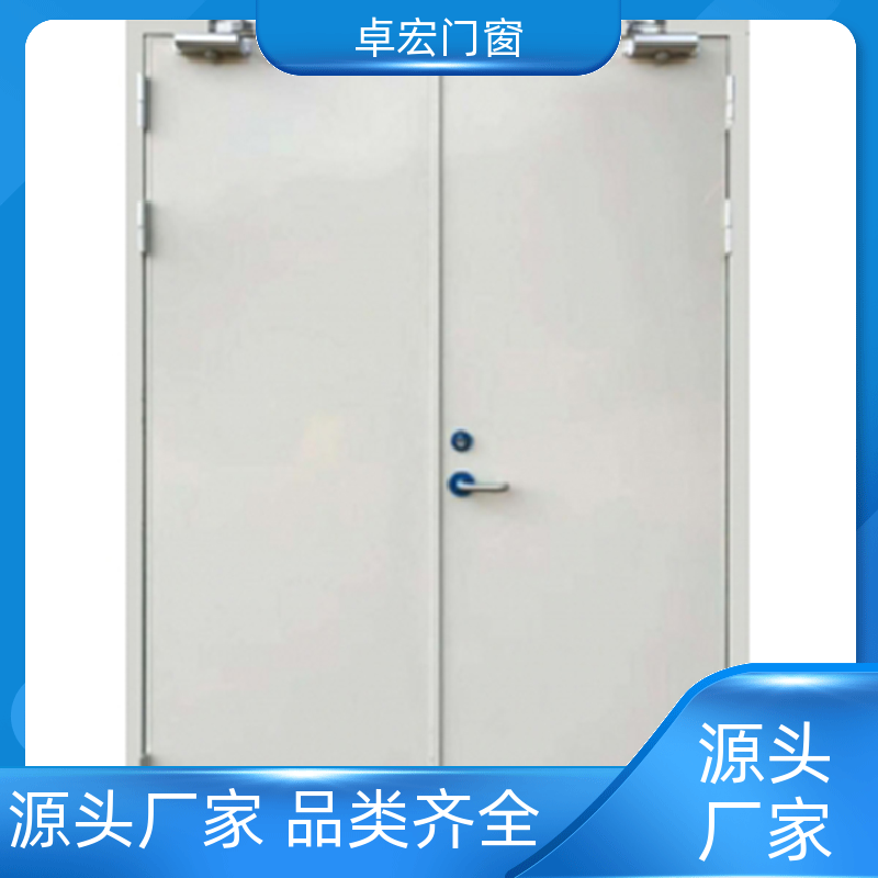 卓宏门窗甲乙丙级木质防火门隔热阻燃安全通道厂家供应