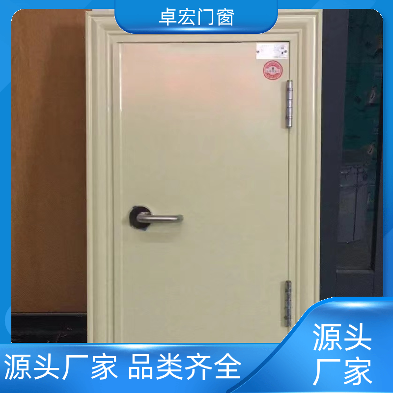 卓宏门窗安全工程甲级钢质防火门稳定耐用按需定制厂家供应