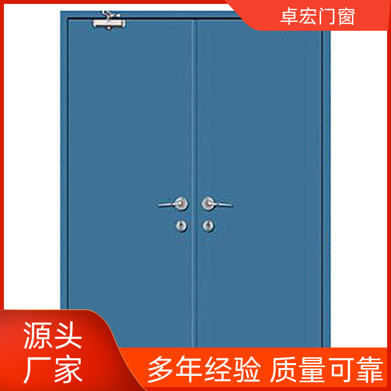 卓宏门窗304不锈钢丙级木质防火门隔火阻燃消防通道门厂家供应