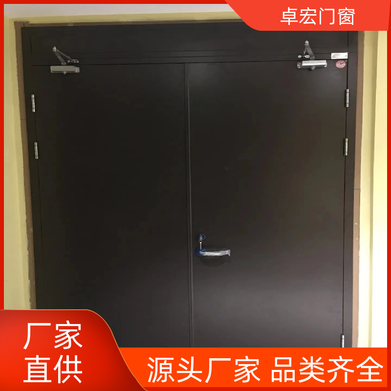 卓宏门窗304不锈钢乙级木质防火门隔火阻燃消防通道门源头厂家