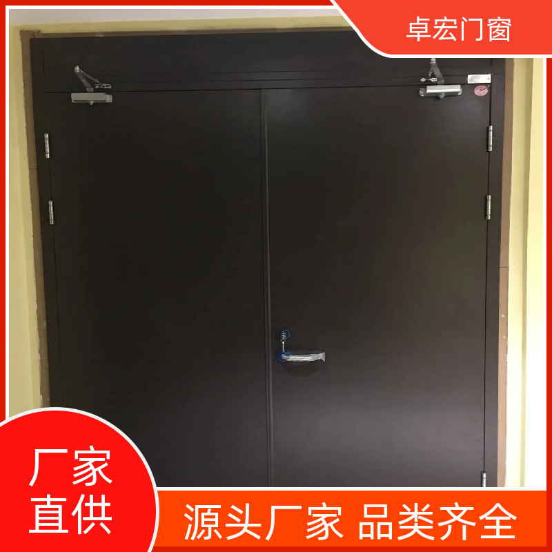 卓宏门窗承接工程丙级木质防火门隔火阻燃按需定制源头厂家