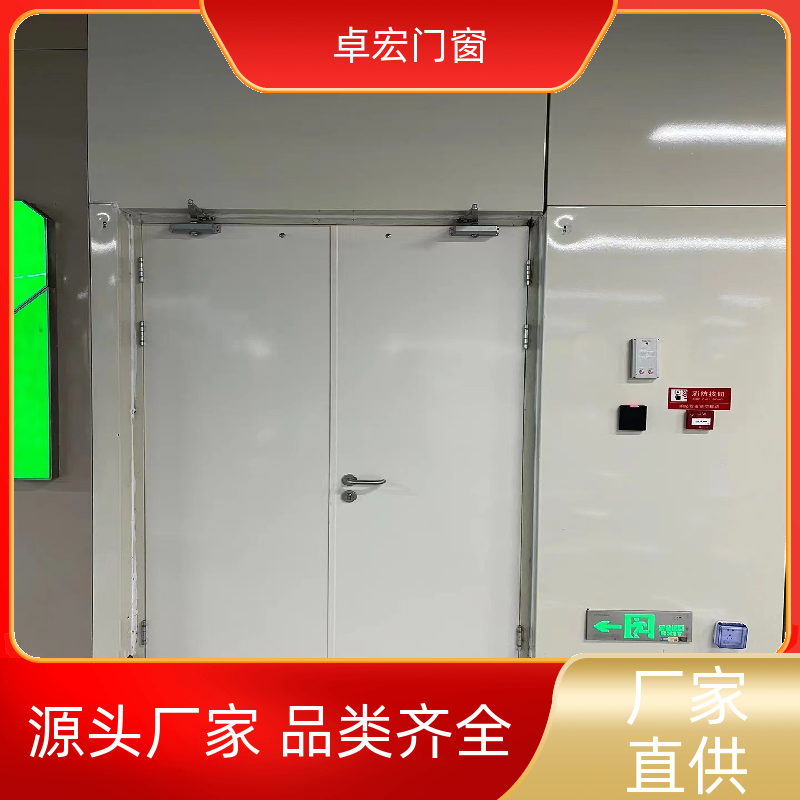 卓宏门窗304不锈钢甲乙丙级钢质防火门隔音降噪消防通道门厂家供应