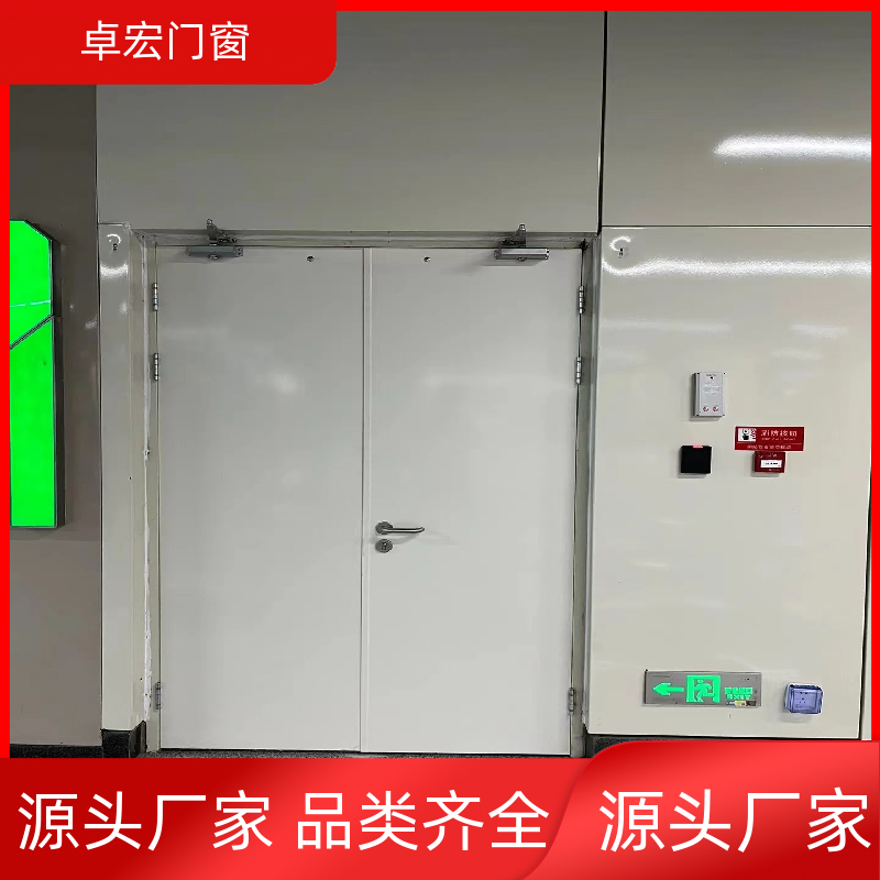 卓宏门窗公共场所防火双开门隔热阻燃严选材质厂家供应