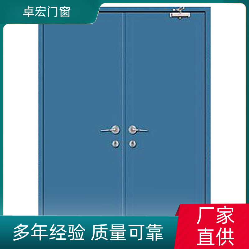 卓宏门窗承接工程甲级钢质防火门隔火阻燃消防通道门厂家供应