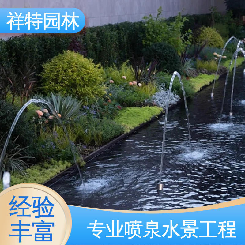 多年经验 七彩灯光排列 远程指导 小型音乐喷泉设计 祥特