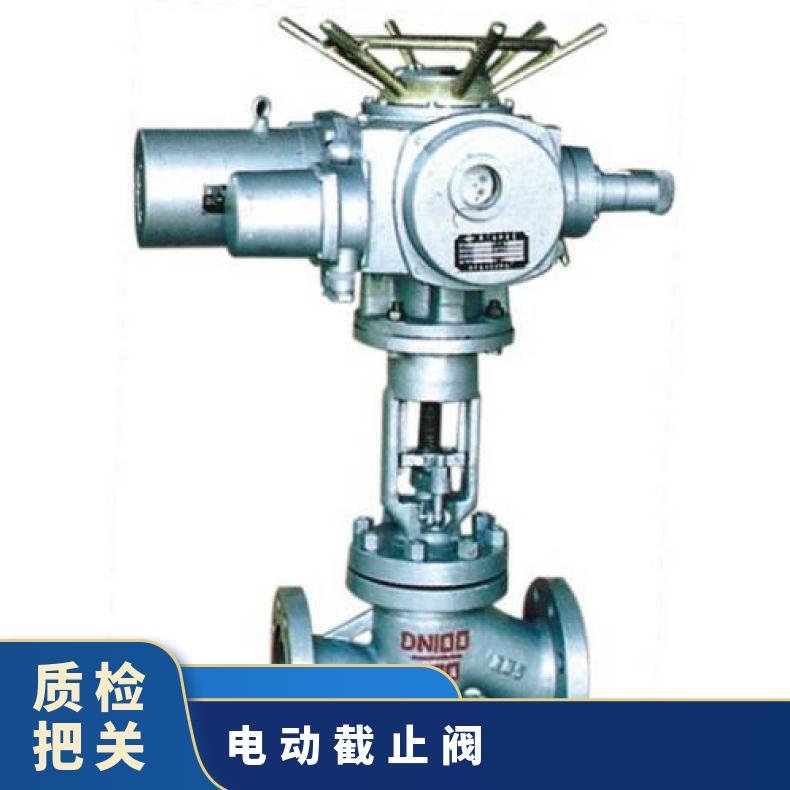 J941W-16P DN65 80 100 125电动不锈钢截止阀 304材质阀