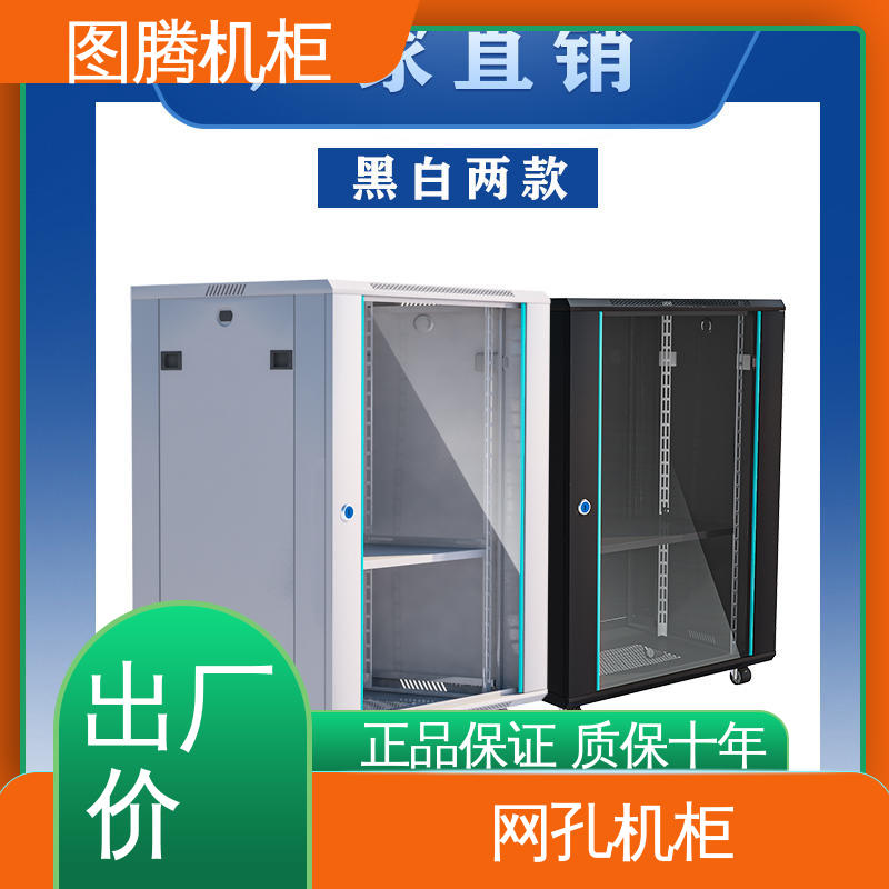 图腾TOTEN 服务器机柜 G36642 黑色 弱电 交换机 监控