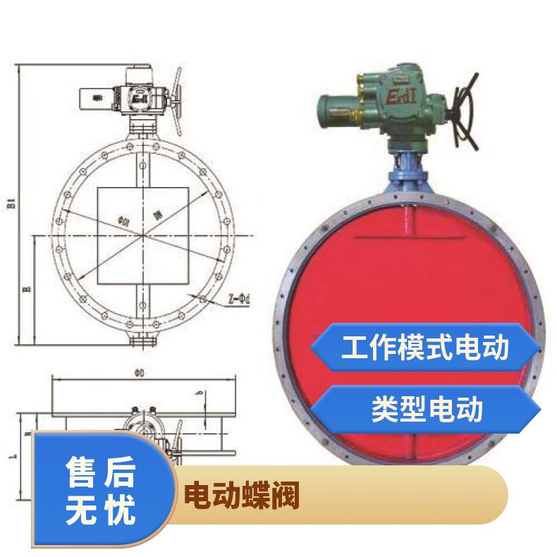 WSD94F-Q瓦斯专用电动蝶阀 F-16Q DN500 其他博尔 ZB/QBDZBDQB