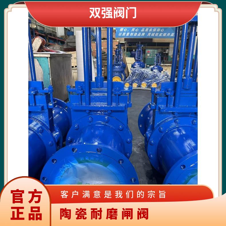 耐磨陶瓷排渣闸阀 PZ73TC耐腐蚀出料阀 碳钢蒸汽硬密封 双强阀门